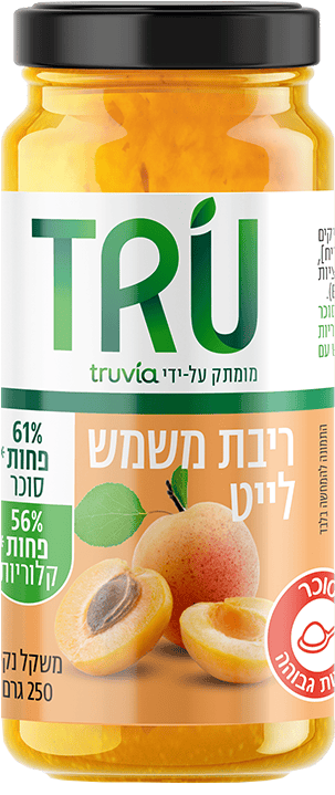 ריבת משמש לייט 250 גרם